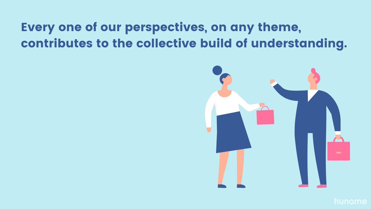hunome's tweet photo. We have the ability to change the world with multidimensional understanding. We start with making sense of our own themes, then with others. 
 
Read our blog to see how to build understanding from perspectives: https://t.co/pAPxezUmoZ

#sensemaking #buildunderstanding https://t.co/8kTqDDwwVG