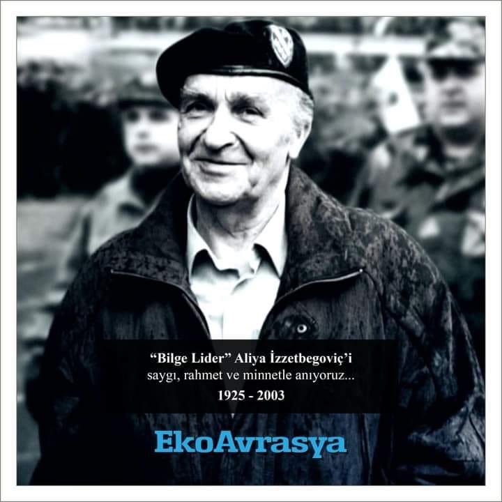 PcRaytel's tweet photo. Hayatı boyunca karşılaştığı tüm zorluklara rağmen Bosna-Hersek'i bağımsız bir devlet yapmayı başaran, en zor dönemlerde dahi halkın babası gibi etrafında kenetlendiği, merhum Bilge Lider Aliya İzzetbegoviç'i vefatının 18. yıl dönümünde rahmet, özlem ve minnetle yad ediyoruz... https://t.co/qqCJZT4C5r