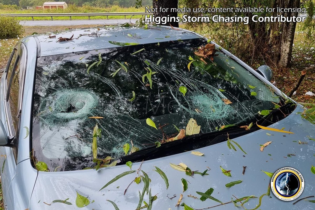 ⛈ Des grêlons atteignant jusqu'à 16 cm de diamètre ont été reportés à #Yalboroo dans le #Queensland ! Il pourrait s'agir d'un nouveau record pour l'#Australie ! - via facebook.com/HigginsStormCh…