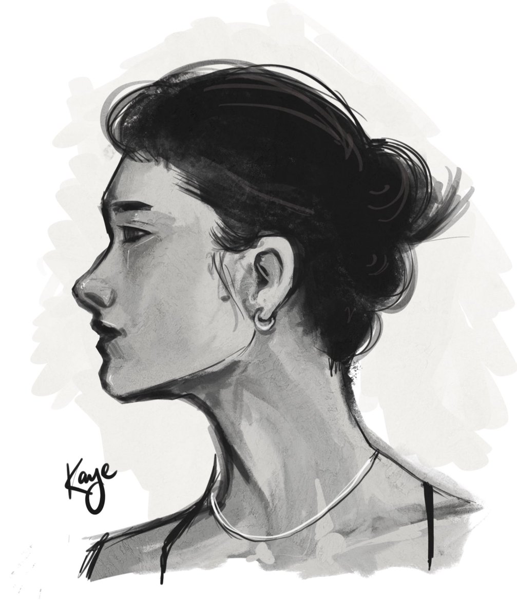 SystemErrorKaye's tweet image. Man, I love drawing profile portraits. Do not ask me to to draw other angles. Thank you.