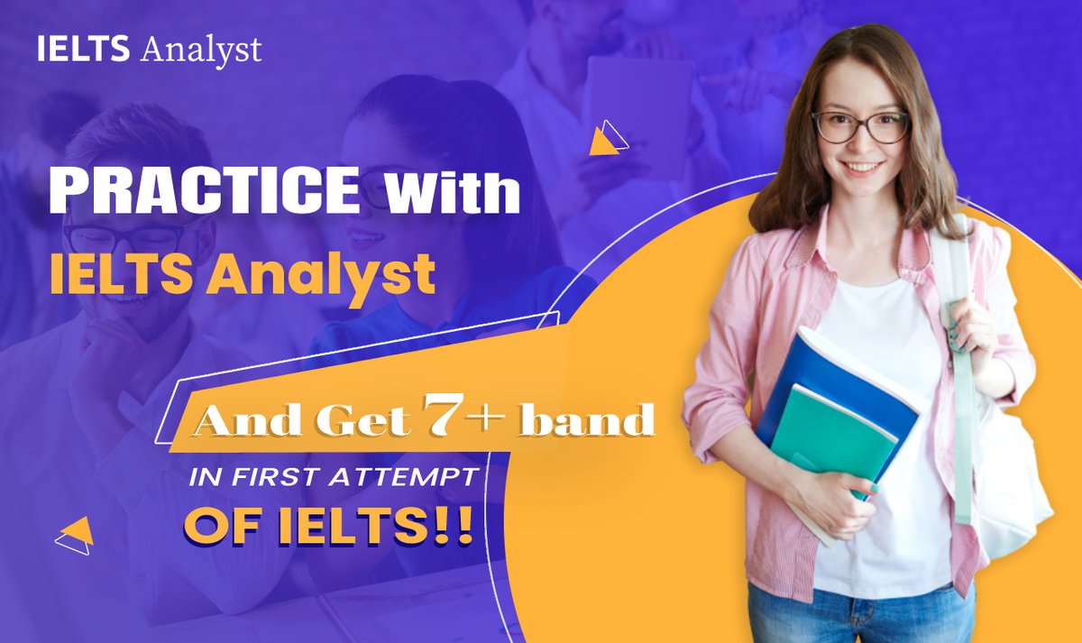 IeltsAnalyst's tweet photo. Hey student... now get the band that you desire for your IELTS exam. Practice with IELTS Analyst https://t.co/4zehS00yyv

#IELTS #IELTSmocktest #ieltsexam #ieltsband #ieltstest #ieltstips #studyabroad #ieltspreparation #ieltswriting #ieltspractice #ieltsanalyst https://t.co/0Aw4krwmjM