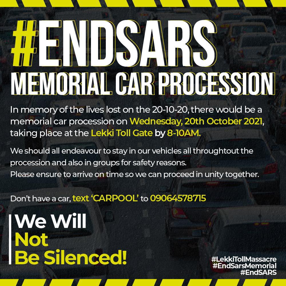 SavvyRinu's tweet photo. Young Nigerians were kïlled by their own government while sitting on the floor, waving flags.

We will not be silenced on that!
Join by 8am! 
#EndSARSMemorial #EndSARS https://t.co/O3N1qny3tb
