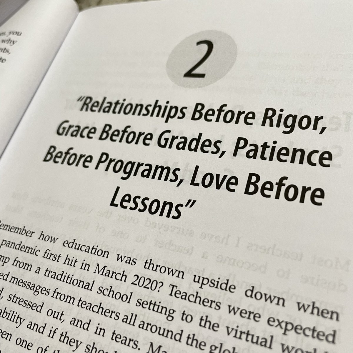 Day 2: Taking a moment to appreciate the power of connections before curriculum. Reading this, I reflect on wanting the best for my kids emotionally as well as academically, and being an exemplar of empowerment through human connection. <a href="/DrBradJohnson/">𝐁𝐫𝐚𝐝 𝐉𝐨𝐡𝐧𝐬𝐨𝐧</a> #dearteacher #100days