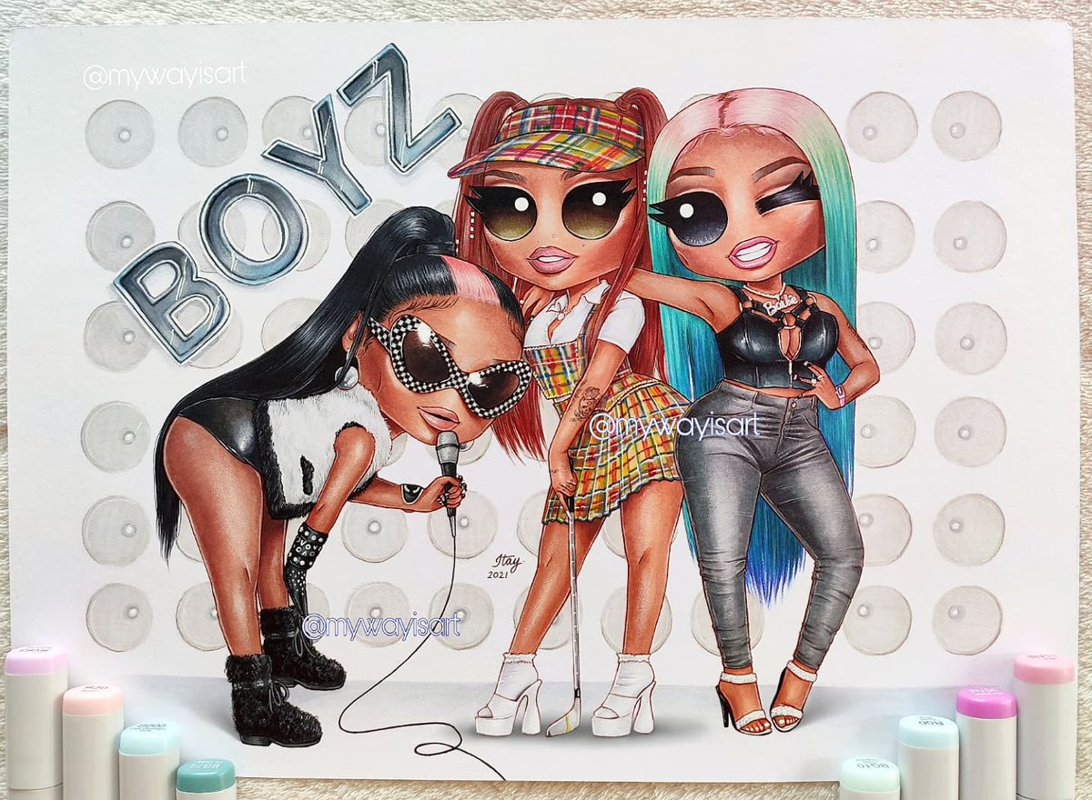 itayibs17's tweet photo. "JESY, we got all these jelly b*tches actin' real MESSY, still a bad b*tch whether I'm sporty or I'm DRESSY"👗💕
New drawing of @NICKIMINAJ and Jesy for their song #BOYZ 💎 this song is GOOD🌩️ #boyzoutnow #nickiminaj #JesyNelson https://t.co/MANsfbU7zO