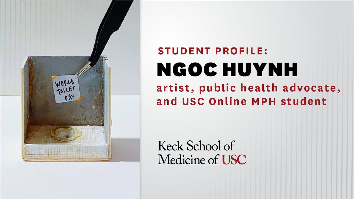 USCOnlineMPH's tweet photo. Ngoc Huynh, Online MPH student, crafts miniature dioramas to raise awareness of global health issues and to advocate public health literacy through artistic expression in our #USCMPH blog. https://t.co/meMOgi7FJL https://t.co/1chNSMQgce