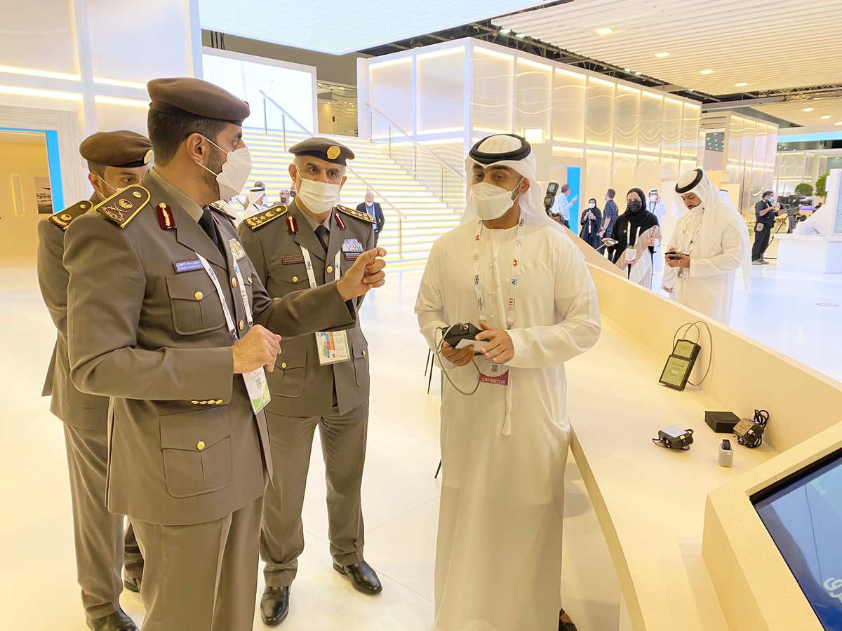 زيارة سعادة اللواء سهيل سعيد الخيلي، مدير عام الهيئة الاتحادية للهوية والجنسية لمنصة الهيئة الاتحادية للجمارك في معرض جيتكس للتقنية 2021 #GITEX2021