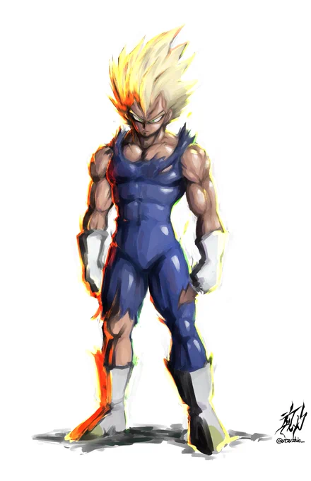 魔人ベジータ
#dragonball #イラスト 