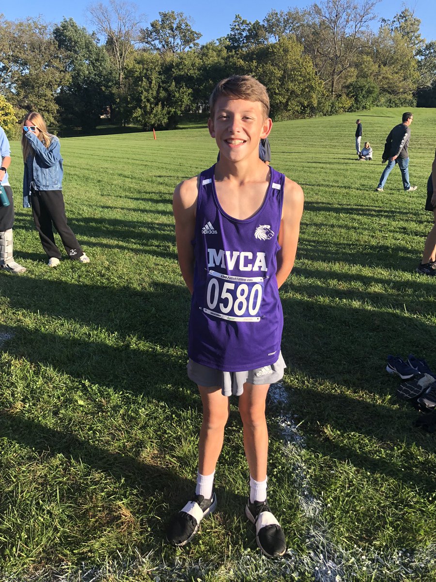 mvcaathletics's tweet image. 💥👟XC All City Championships at Colerain: 
Eli Stewart runner up in 7th grade D2/3 Division. 
Will Sten Runner up in 8th Grade D2/3 Division.  #GoLions #theyrunfast