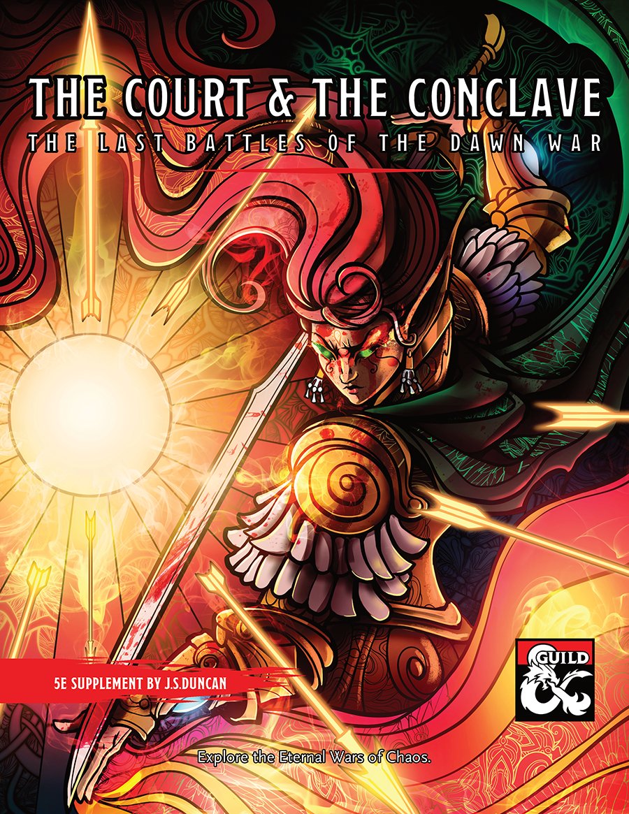 𝗧𝗵𝗲 𝗖𝗼𝘂𝗿𝘁 &amp;𝗮𝗺𝗽; 𝗧𝗵𝗲 𝗖𝗼𝗻𝗰𝗹𝗮𝘃𝗲  by @jacksduncan &amp; Ned Turner
An in-depth exploration of the wars between the Court of Stars and the Abyss. #dnd #dnd5e #DMsGuild 
 dmsguild.com/product/374179…
