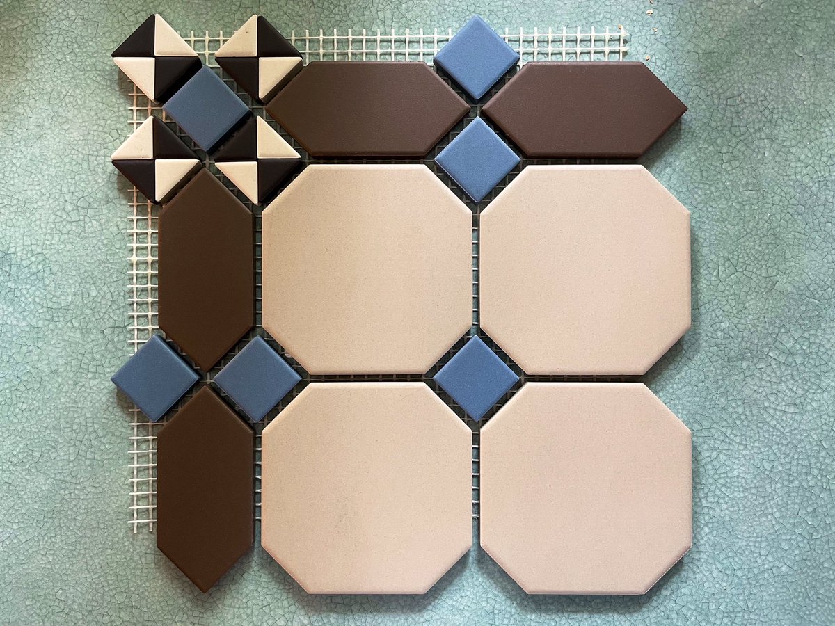gorgeous sample received from <a href="/SolusCeramics/">Solus</a> 😍 for a large Victorian hallway. A future phase on a current project but good to get ahead and consider the whole house as you plan and specify #biggerpicture #interiordesign