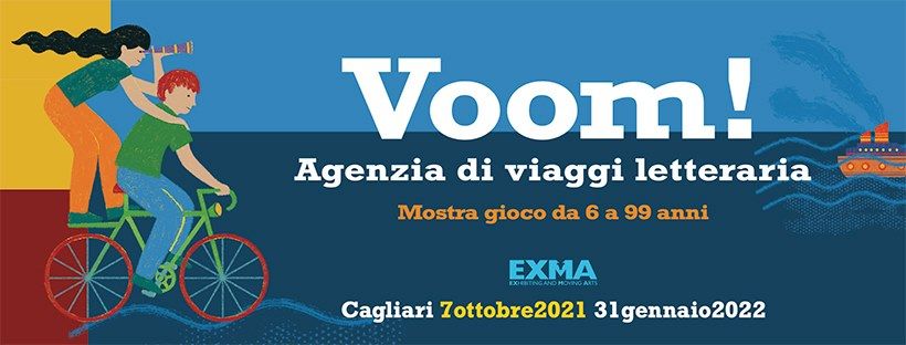 cagliariturismo's tweet photo. 📖 L'@ExmaCagliari ospita fino al 30 gennaio 2022 "#Voom. Agenzia di Viaggi Letteraria", la mostra-gioco ideata da #LostRoom rivolta a bambini, scuole, famiglie e alle persone di ogni età che non hanno mai smesso di giocare.
❓ Vuoi sapere di più?
👉 https://t.co/BzErKnWeyV https://t.co/nxHPO5sHa6