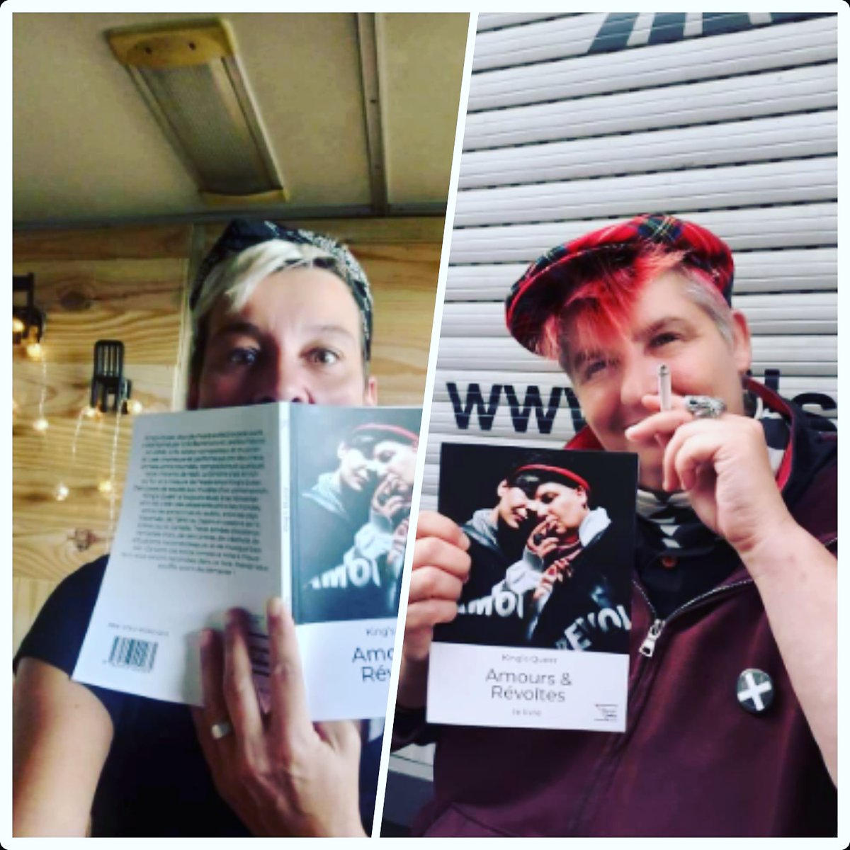 kingsqueer's tweet photo. Il est là, tout beau, tout chaud, Amours et Révoltes : le livre by King's Queer aux @edlatremie 
Pour le commander : https://t.co/gERgQGbfvr https://t.co/nJg4djdank