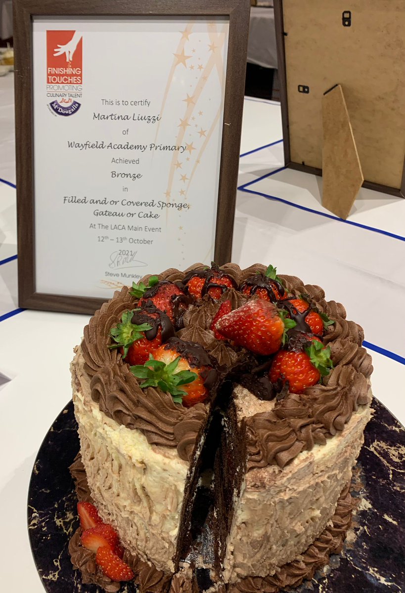 itstwelve15's tweet photo. Grab a hot cuppa &amp; #Feast your eyes on Martina Liuzzi's creations that won three Bronze @LACA_UK #finishingtouches. We are super #proud of our beautiful #chef @WeyfieldA https://t.co/5iuZXWlTpD
