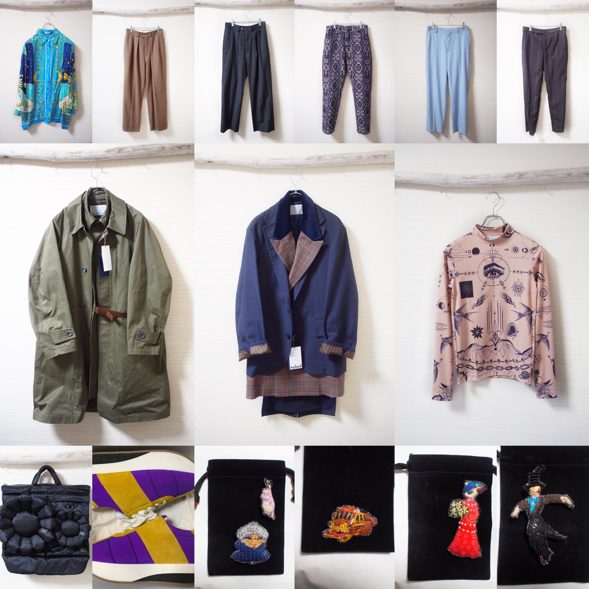 1911307_clothes's tweet photo. | 10/19(火)20:00-販売開始|
.
【新商品追加のお知らせ】
.
秋も徐々に深まり、夜は冷え込む日が増えてきました🍁
突然ですが、本日20:00より、15点の新商品の販売を開始いたします⚡️
古着の他に、ブランド、幻のアーカイブまで超豪華なラインナップ。
お楽しみに🔥
.
.
.
1911307-used clothing- https://t.co/KT4g1eGd4k
