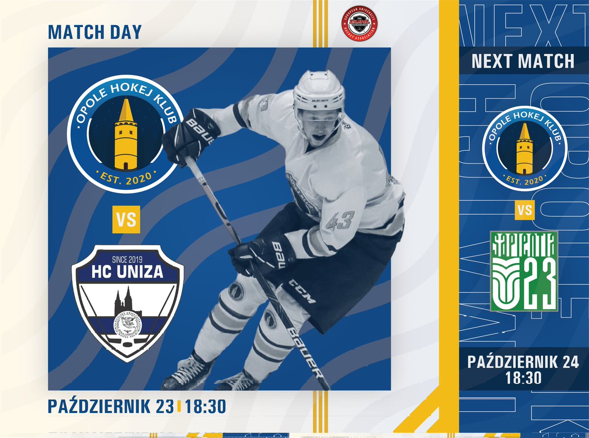 opolehk's tweet photo. EUHL season begins Saturday and Sunday at 18:30. Tickets available at https://t.co/sikie5eG8M #EUHL #STUDENTATHLETE #INTERNATIONALCOMPETITION #NEXTLEVEL https://t.co/GqAIidIByH