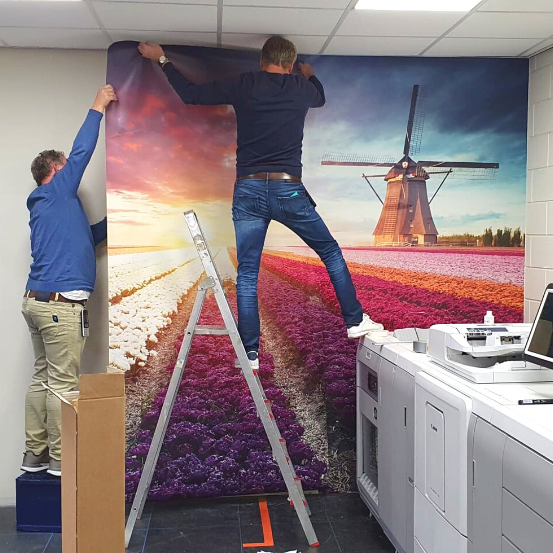 DeBink's tweet photo. We zijn onze afdeling Print & Mail aan het opfleuren. Daar word je toch blij van!
#afdeling #opfleuren #fotobehang #print https://t.co/q0O4RGMubG