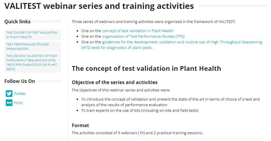 ValitestProject's tweet photo. The VALITEST project is coming to an end but all the webinar recordings, interviews and videos of the training activities on test validation, TPS organisation and HTS will remain available on the website. 
➡️Do not hesitate to share them with your network and (new) colleagues! https://t.co/LZFqiyMPxX