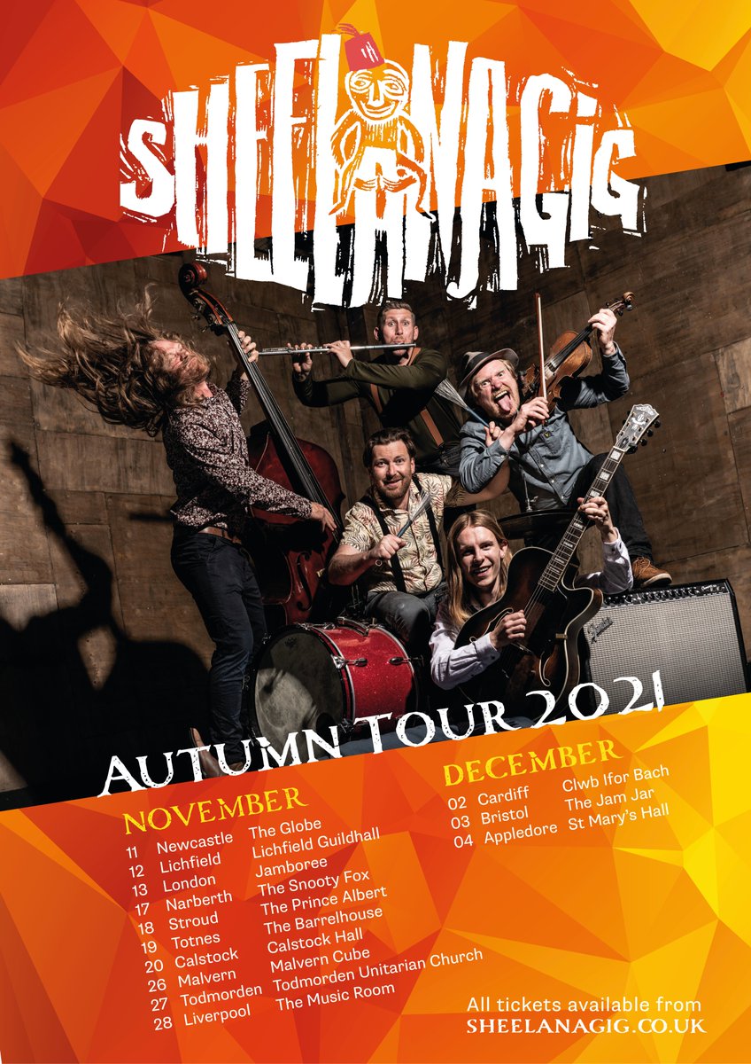 Not long now till we finally head back out on the road for a UK tour. It's been a strange old time but we are so excited to get back to doing what we do. Come and have some fun with us at one of these awesome venues. Tickts: sheelanagig.co.uk