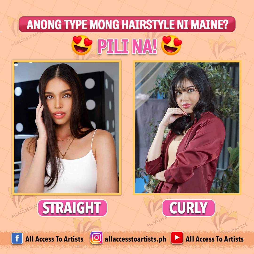 ma1208an's tweet photo. BOTH!!! Khit anong hairstyle coz she can slay any💯

MAINEGoals CEO
#MaineGoalsMerch
#MaineMendoza @mainedcm https://t.co/kCm2mKp1qL