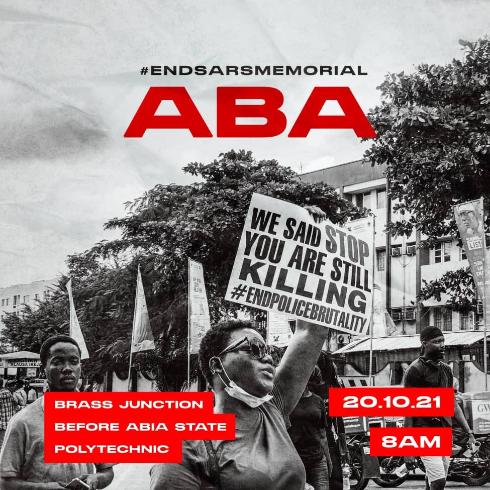 sowore's tweet photo. Aba is Ready! #EndSarsMemorial #Endsars #nogoingbacknow #Revolutionnow https://t.co/GS3AEJdHLs