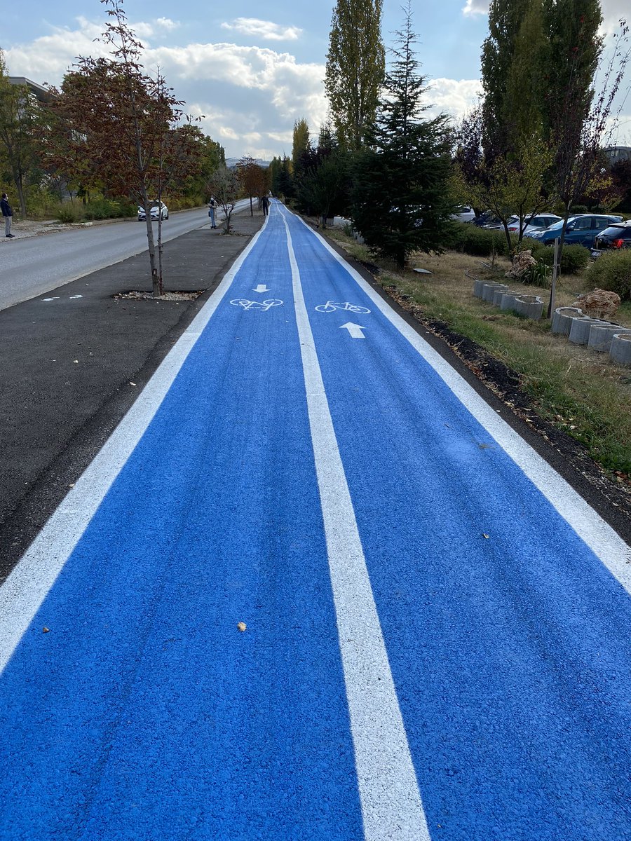Live from Ankara, visiting various companies at ODTÜ Technopark. Lots of interest in the Netherlands, and of course very happy to see the bike lane! 🇳🇱🚴