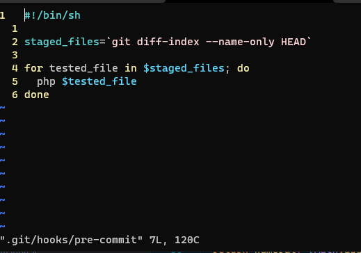 surdarmaputra's tweet photo. @levelsio maybe this pre-commit hook that you need? it will run php for each staged files and prevent you to commit when any failure occurred https://t.co/dbdawNcaR0