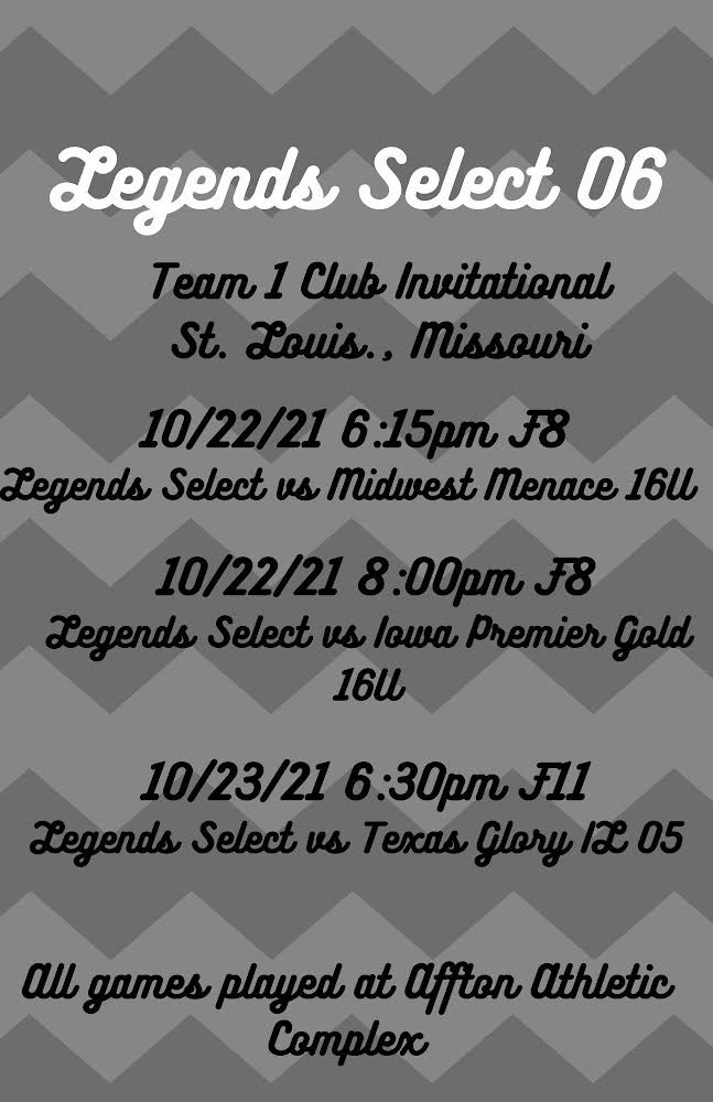 16uLegendsNat's tweet photo. We are ready to hit the field this weekend! Check us out at the @HFLfastpitch Team 1 Club Invitational! https://t.co/9A6Lc1HFmn