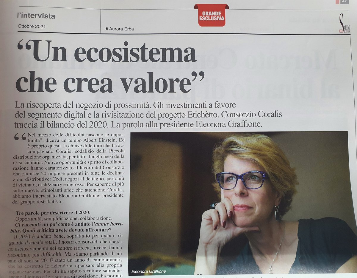federicogoria's tweet photo. RT #alimentandonews: RT @LuigiEsposito: In un'Italia affollata di protagonisti ecco un bell'esempio di lavoro di gruppo. Viene dal mondo del #retail, da @Coralis_PDO, in questa bella intervista di @alimentandonews ad @eleonoragraffio. https://t.co/sK9yH2IDAf #foodeconomy #alime…