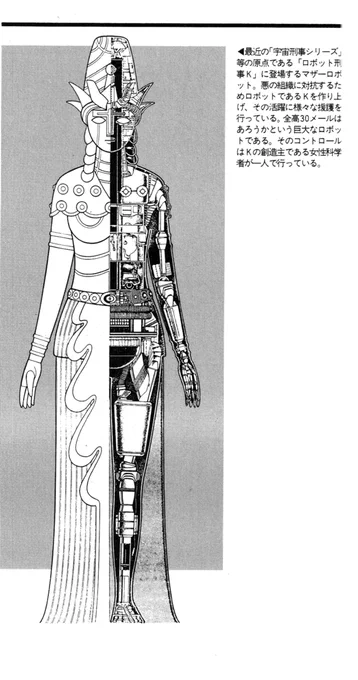 ロボット刑事のコミックスに出てくるマザーの内部図解。
作画は加藤直之氏の手によるもの。
当時としては相当に細かいディティールで格好良い。
#石ノ森章太郎
#ロボット刑事
#加藤直之
#スタジオぬえ 