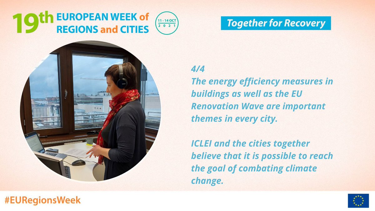 GreenrealityLPR's tweet photo. @LappeenrantaFi points out some key conclusions from #RegionsWeek webinar held on Oct 13. Green cities can lead the way to European recovery ♻
#EUGreenLeaf #EUGreenCapital https://t.co/Fs5qa7741D