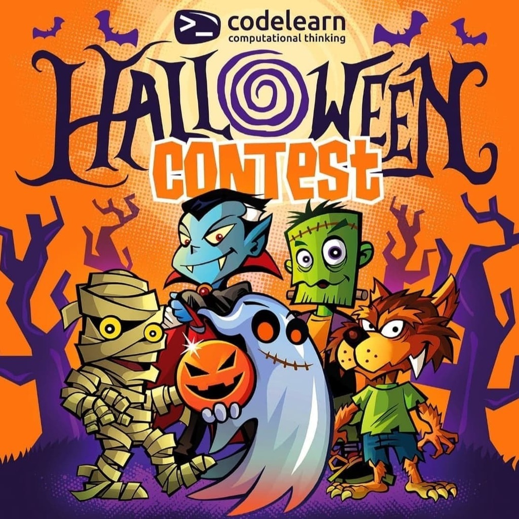 codelearnalcor's tweet image. Ya llega la última semana de octubre 🌰 a #codelearn y con ella nuestro concurso de #halloween ☠ 👹 🤡 donde nuestras #alumnas y #alumnos demostrarán sus dotes artísticas con #logo y grabaciones de #video.
@codelearn_alcorcon
#programación
#computacionalthinking
#extrae…