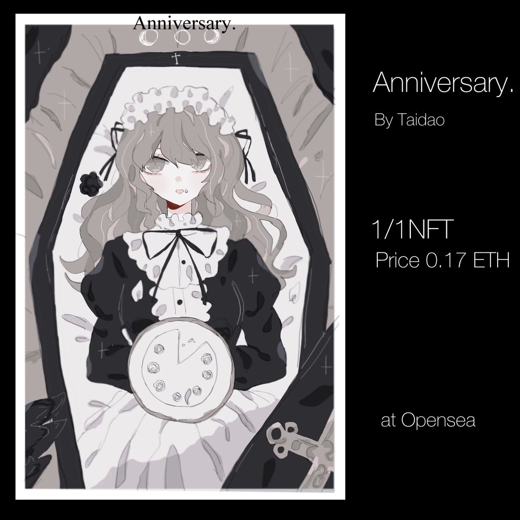 Taidao_Studio's tweet photo. 🤍 Anniversary. 🤍

It has been a year down there—

1/1 NFT at @opensea 
Price : 0.17 ETH
(Get both full pic and profile pic)

https://t.co/01YlA089Ub

#nft #ThaiNFT #AnimeNFT #nftcollectors #NFTCommunity #NFTcollectibles #opensea https://t.co/KZqsuf4UrB
