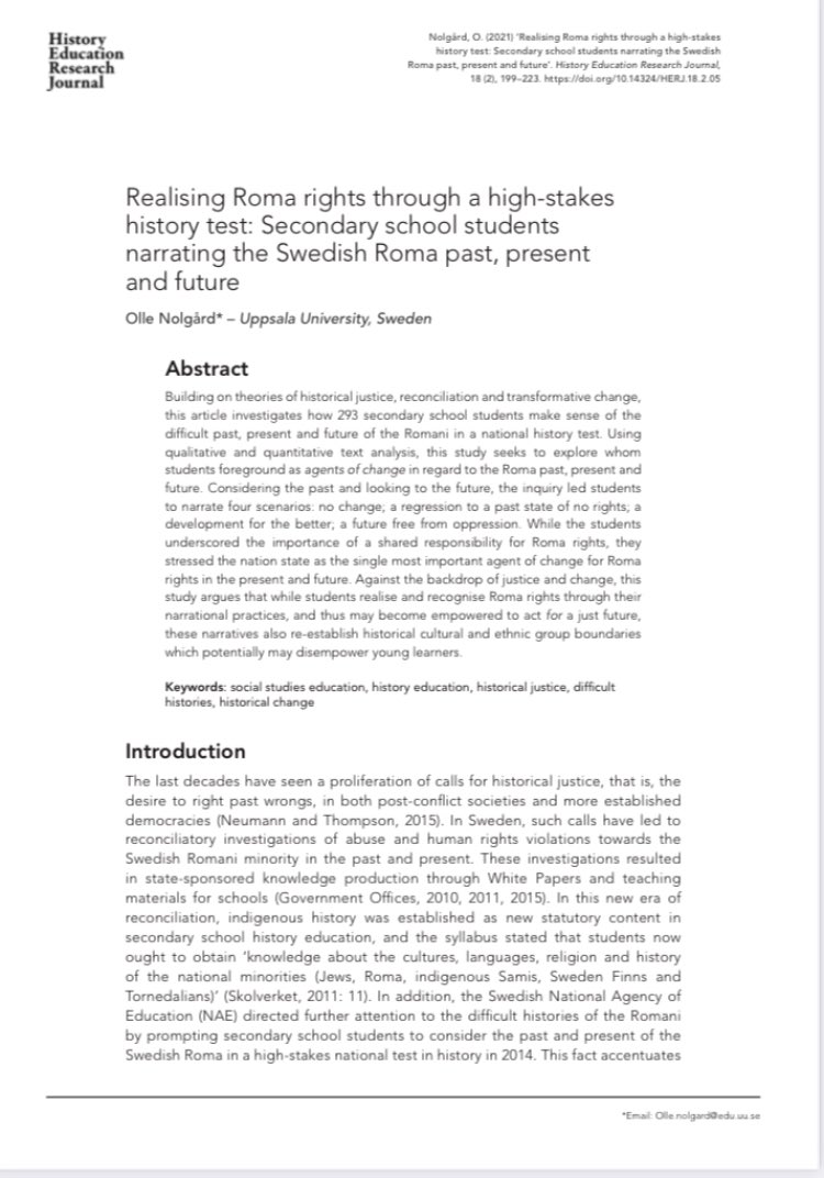 History Education Research Journal on Twitter "Christoph Kuhberger’s