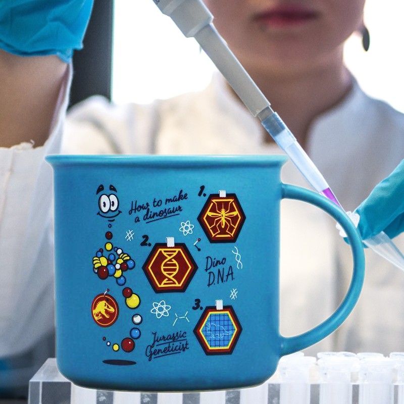 Have your cup of #coffee or #tea with #MrDNA! This #retro #JurassicPark themed #mug would make for a great #gift for #dinosaur lovers! buff.ly/3uYtHFT