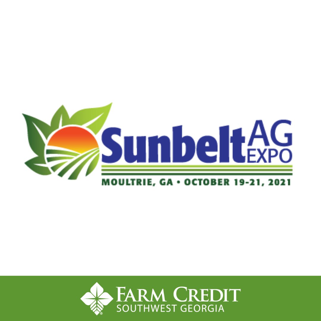SWGAFarmCredit's tweet photo. For over 40 years, the Sunbelt Ag Expo has been providing hands-on opportunities for their 1,200+ exhibitors and visitors to participate in.
Be sure to stop by the Farm Credit booth B-9-708 to talk with one our Farm Credit's staff member! #SWGAFarmCredit #SunbeltAgExpo https://t.co/fCafXVerq7
