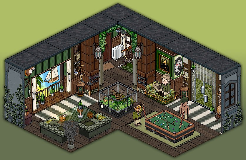 Greenish Loft 💚 (built on habbo.it)

Better quality: i.imgur.com/1Izac4i.png

Room link: habbo.it/hotel?room=134…

Glad if you repost: <a href="/HabboItalia/">Habbo IT</a> <a href="/Habbo/">Habbo</a> <a href="/Cutiezor/">Cabby - Cutiezor</a> <a href="/Coalesce37/">🌱Cᴏᴀʟᴇsᴄᴇ</a>