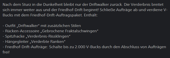 FNMOMTwitch's tweet photo. GRAVEYARD DRIFT PACK incl. 2000 Vbucks Quests
Seit gestern Nacht im Shop und auch auf den üblichen Plattformen, auch PLAYSTATION da könnt ihr aber keinen Creator unterstützen ;-)
If you wanna support pls use FNMOM im Shop 🥰
#epicpartner #graveyarddrift #drift #Fortnite https://t.co/GeQtvwpDEV
