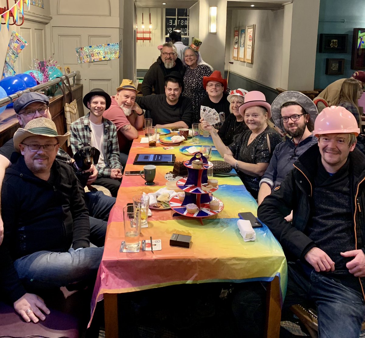 CastleCoventry's tweet photo. Last nights quiz winners ‘Told ya’ bagged £40 cash all whilst hosting a mad hatters tea party! 🎩☕️
We love the effort put into this one! 😍

Quizmaster Steve is back next Monday at 8pm and will be bringing us a special guest round on Horror movies! 👻🧟‍♂️ 

https://t.co/ERyWHUkxqN https://t.co/wOB9awfIH2