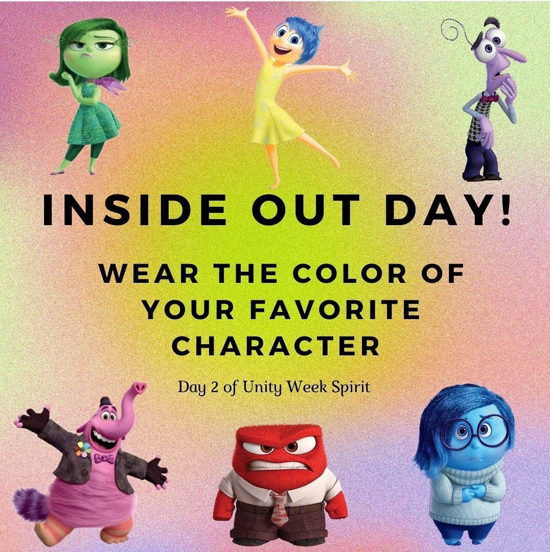 MrsRzepka's tweet photo. I hope to see everyone in lots of vibrant colors! #ikelions #spiritweek #unityweek https://t.co/ffOf6HlVxT