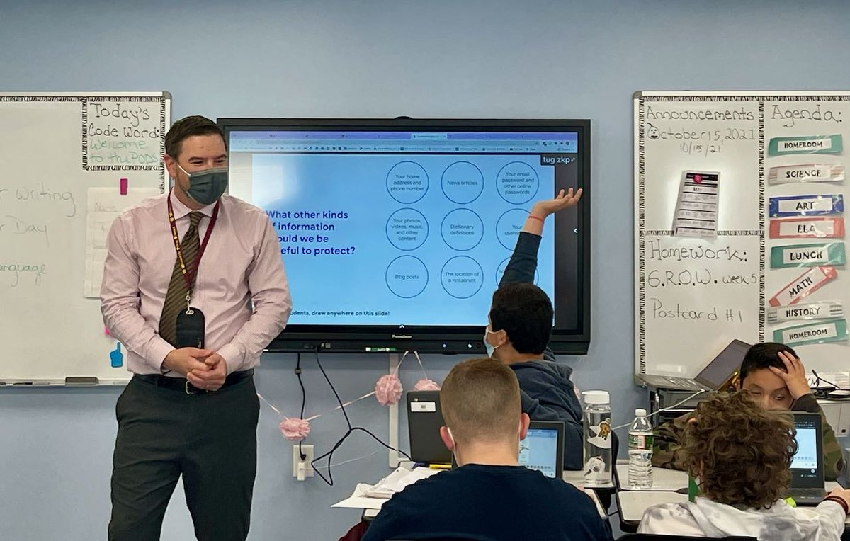 brettelindholm's tweet photo. We kicked off digital citizenship week with "Be Internet Awesome", a free digital citizenship curriculum to help kids learn to be safe, more confident explorers of the online world. https://t.co/bMSOgbJz14 @RTalbotSchool @PearDeck #wpsedtech https://t.co/Xy1WSpSjat
