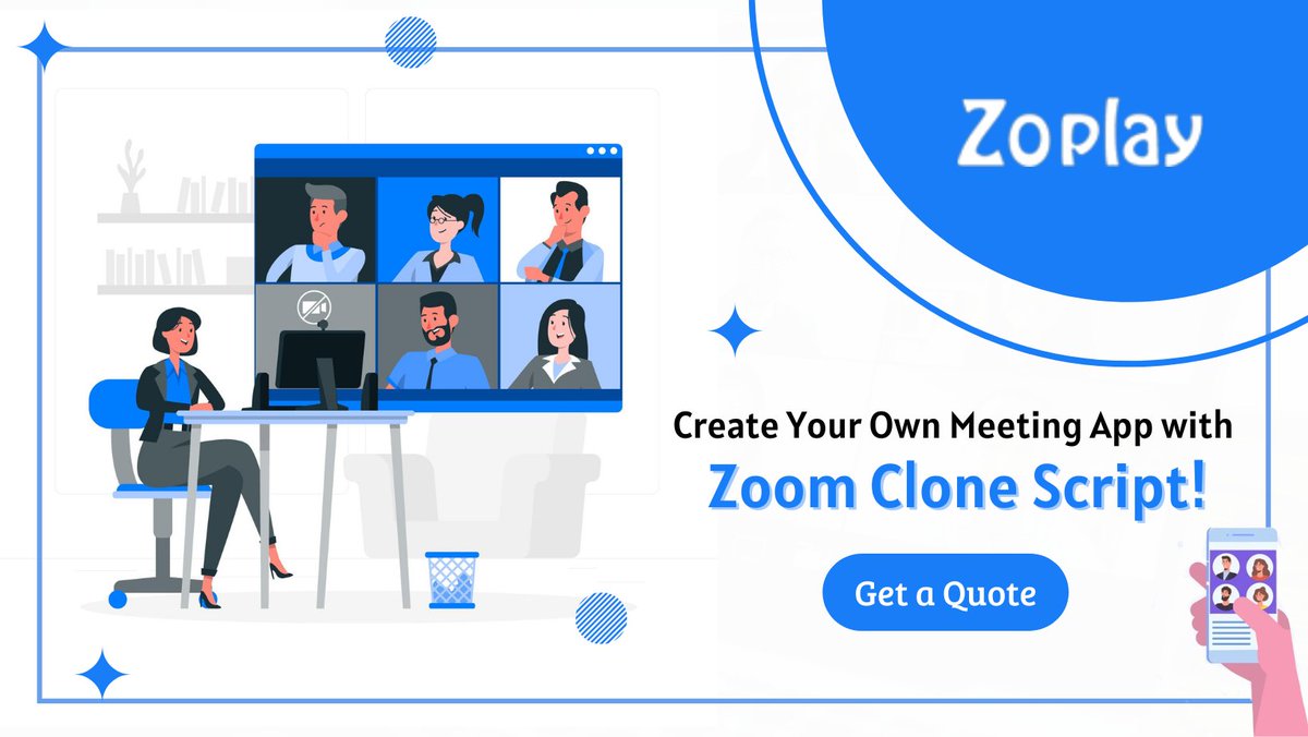 ZoplayCom's tweet photo. Customized Video Conferencing App for Your Needs!

#videoconferencing #videoconferencingapp #zoommeeting https://t.co/r8bPMKcJJZ
