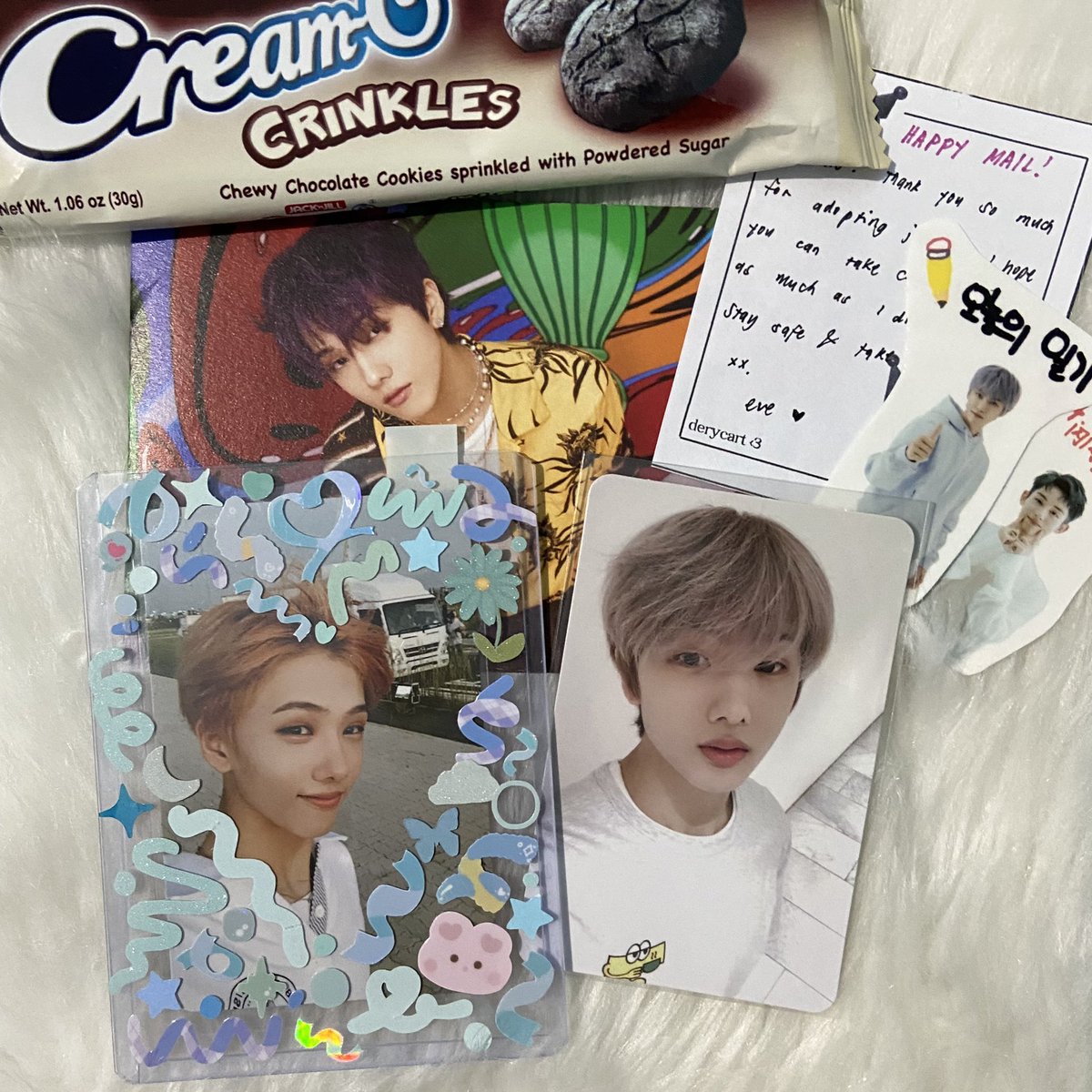 jwibuy's tweet photo. #deryproofs @derycart
jisung wgu and cafe arrived to me! tysm for packing it well (the toploader is so cute 🥺) and for the smooth transaction 🤍 https://t.co/xV9ORhgxmV