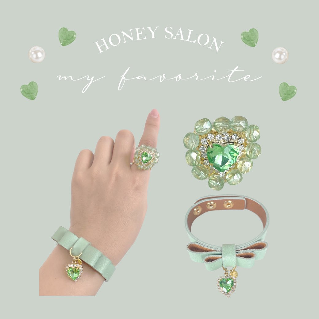 【PRE ORDER】

ご好評につき、予備生産分のご予約スタート！
💚💚💚💚💚💚
緑色好きさん必見
💚💚💚💚💚💚

☑︎新作 9色 展開
my favoriteハートビジューリング

☑︎再登場 11色 展開
my favoriteリボンブレス

※上限に達し次第終了です※

▼公式通販
stcl.page.link/i5wW