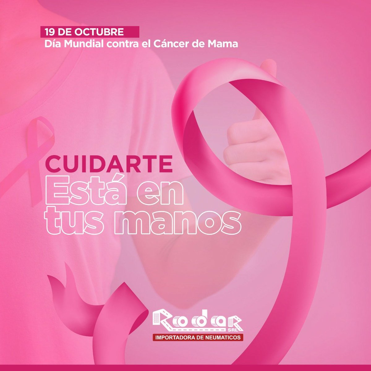 RodarSrl's tweet photo. ¡La mejor lucha contra el cáncer de mama es la detección temprana! 

 Cuidarte está en tus manos 👐 https://t.co/AzMIPr1vL9
