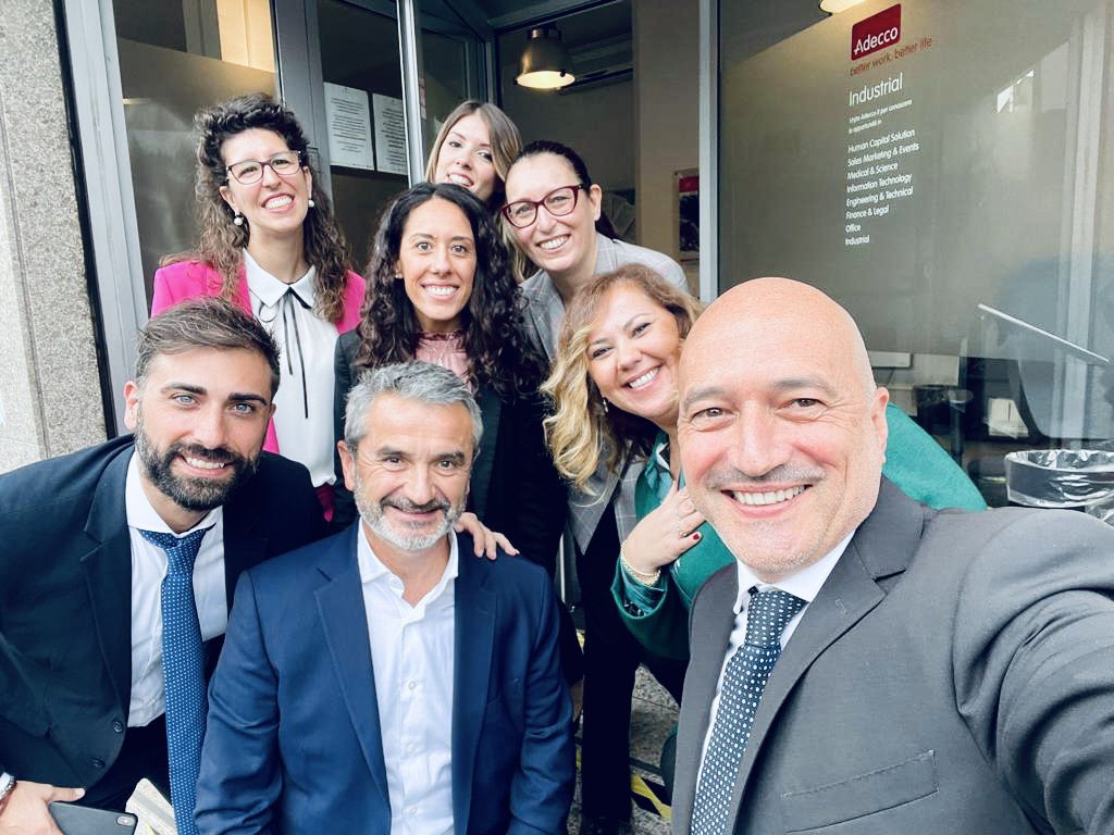 Passion,resourcefulness,responsibility,team spirit,customer focus:this is <a href="/AdeccoItalia/">AdeccoItalia</a> this is a great place to work! 
Special thanks to Enrique and <a href="/MaxMedri/">Massimiliano Medri</a> for sending us your enthusiasm!
Thanks to my boss <a href="/ElisabettaVono/">evono</a> for the trust
Thanks for my Team,the best in the World