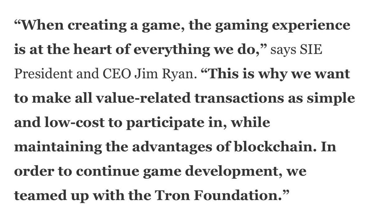 TONiSwissTRON's tweet photo. #TRON #Partnering with #Sony #Interactiv #Entertaiment #CEO interview 🔥🔥🔥🔥🔥 #FokusBuild https://t.co/6eB5Bbra04 https://t.co/DrLwLUEQCw