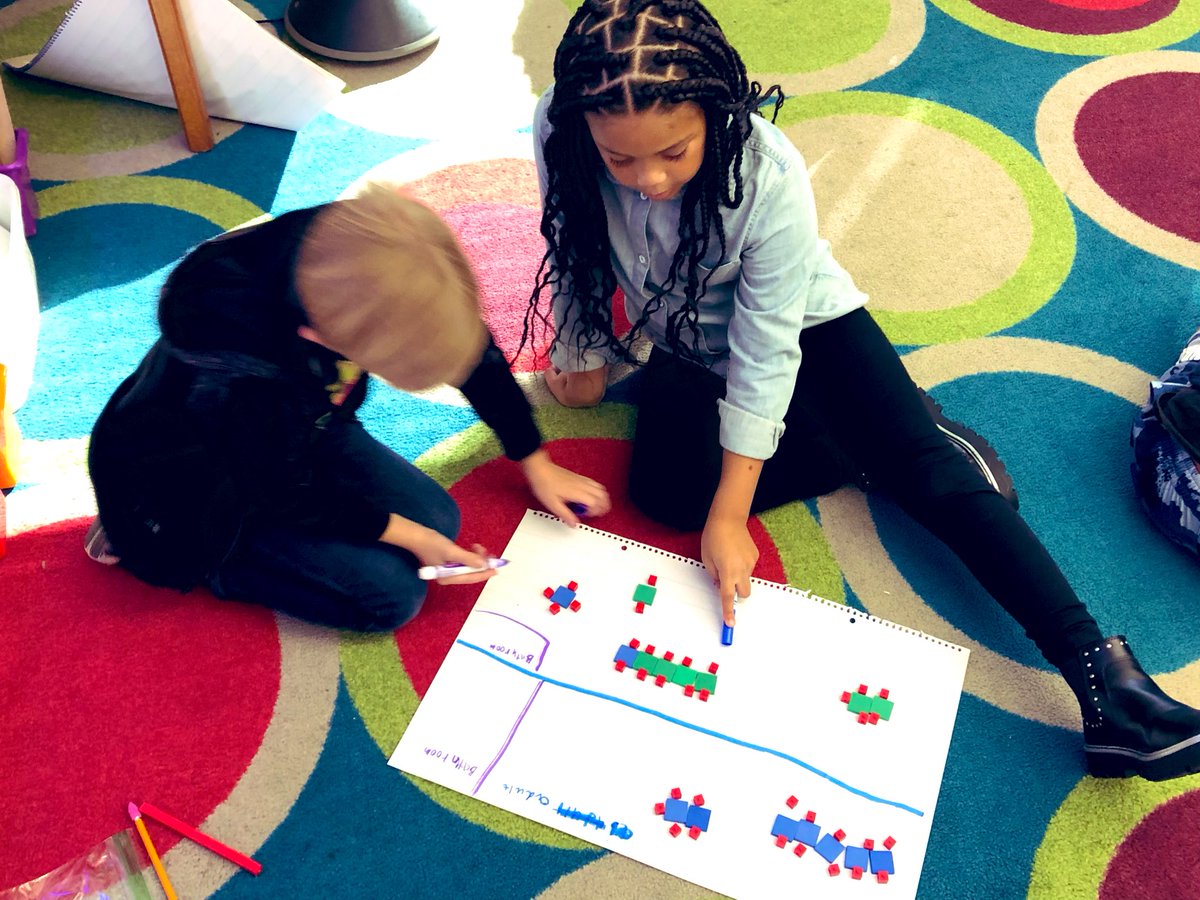 MrsJacksonMoore's tweet photo. We make sense of problems,  persevere in solving them, and use appropriate tools strategically @MooreDMPS #MP1 #MP5 #thinkers #mathematicalCommunity #MooreMath https://t.co/fXVCzzVuSE