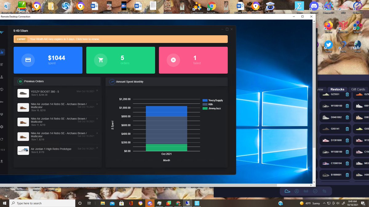 DankKang's tweet image. Ty! @wrath -first day renting..
@Hex_Proxy @ProxyHeavenio @DonutProxies (FS killer) 
@308Success -server
S/O @akchefs @CarbnIO @Soleus 
@aycdio Just some small success...hopefully more to come.