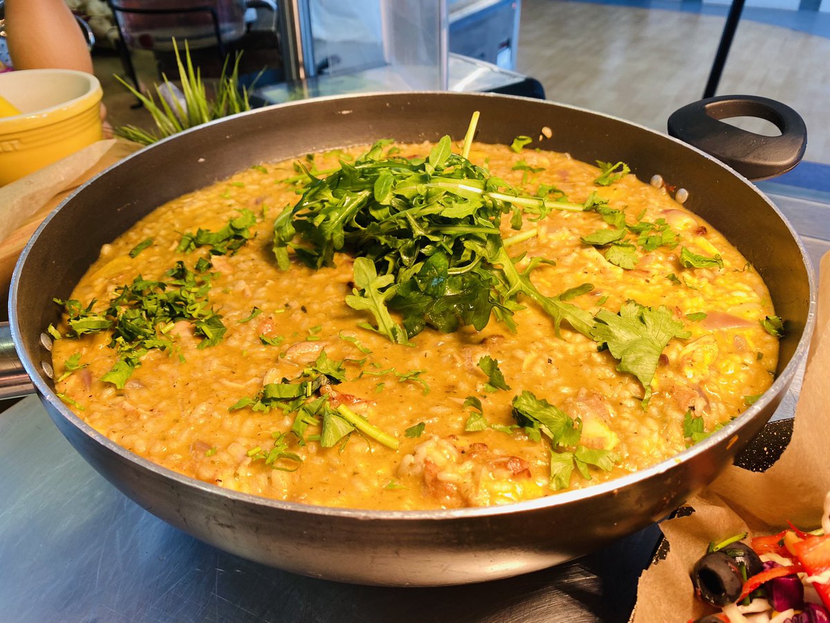 93chefcooper's tweet photo. WE LOVE THE PUMPKIN! Today we are celebrating our seasonal veg… we have chicken and pumpkin risotto, pumpkin soup and pumpkin and pepper filo tarts!! @MonouXcollege @MStreeting @sitebbit @NIFFFarley @AshMarten https://t.co/JhiCWZxo21