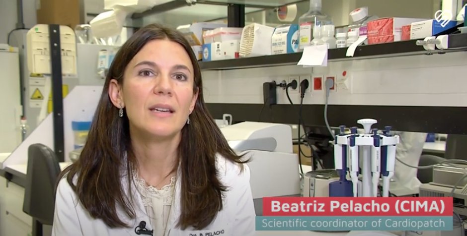 CardioPatch's tweet photo. New video of #CARDIOPATCHNetwork!
Beatriz Pelacho, #CARDIOPATCH’s scientific coordinator, explains the function and the role in the project of our partner @CIMA_unav.
Do not miss it!
👉 https://t.co/FIKrkKbNIv
#Interreg https://t.co/Fm8nD57ngX